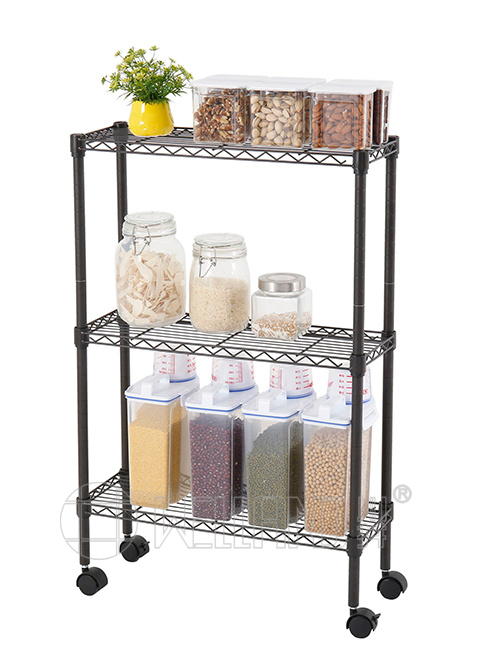 三層夾縫置物架